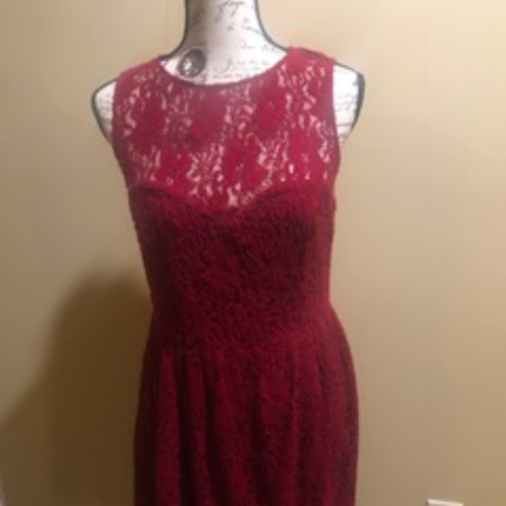 Kensie Red Corset Style Dress